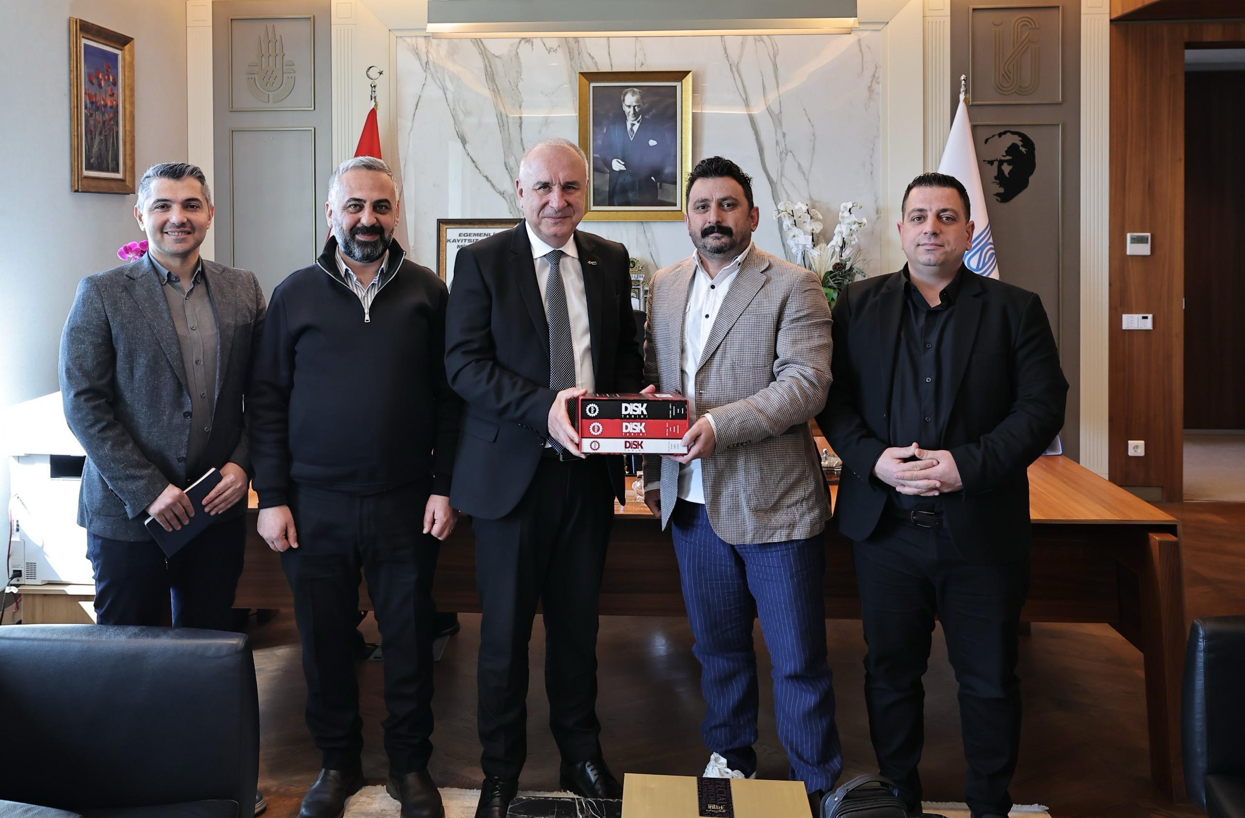 DİSK/Enerji-Sen İstanbul 1 No’lu Şubemiz İSKİ Genel Müdürü Sayın Doç. Dr. Şafak BAŞA’yı ziyaret etti.