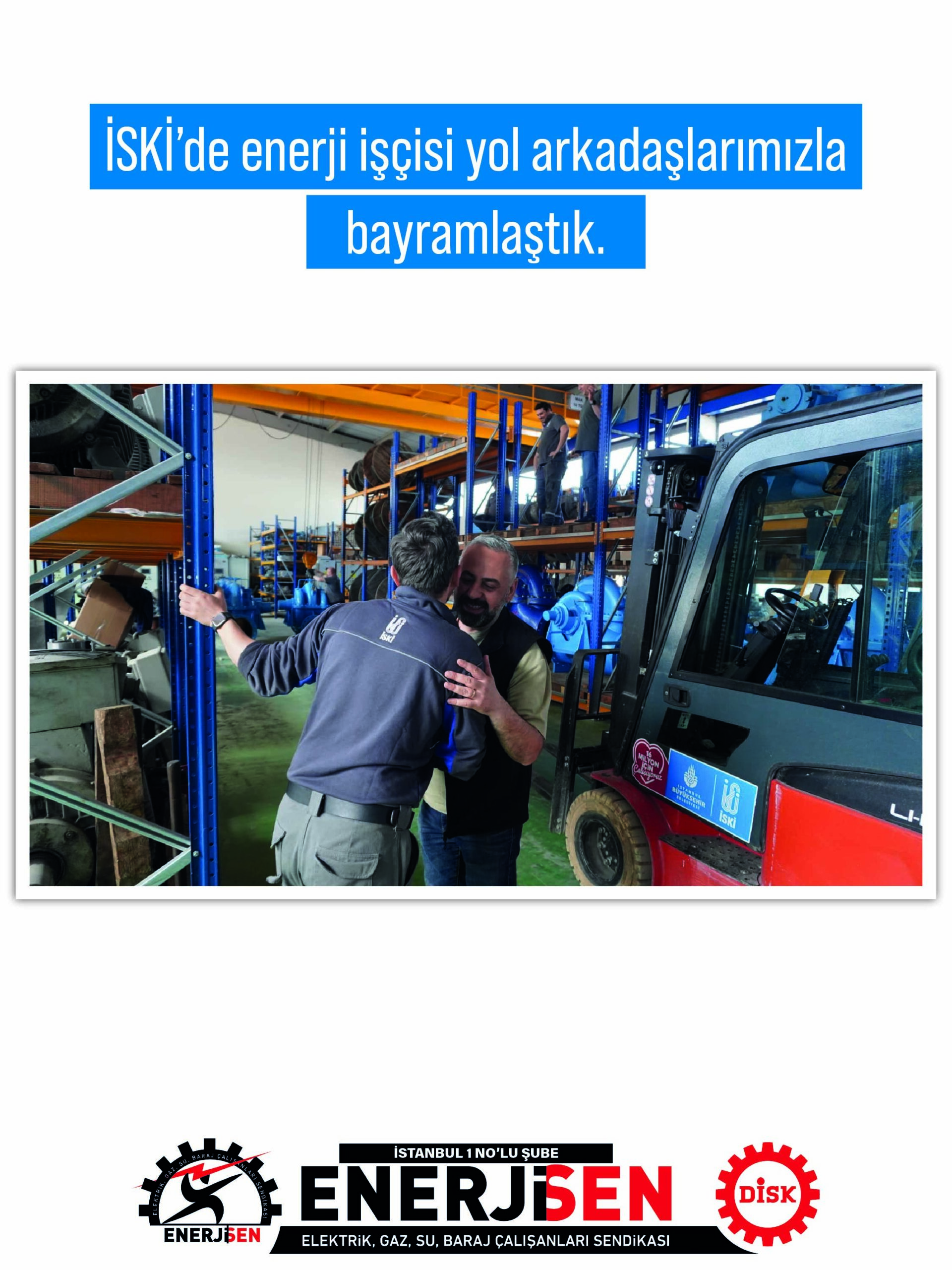 DİSK/Enerji-Sen İstanbul 1 No’lu Şubemiz İşyeri Bayram Ziyaretlerini Gerçekleştirdi