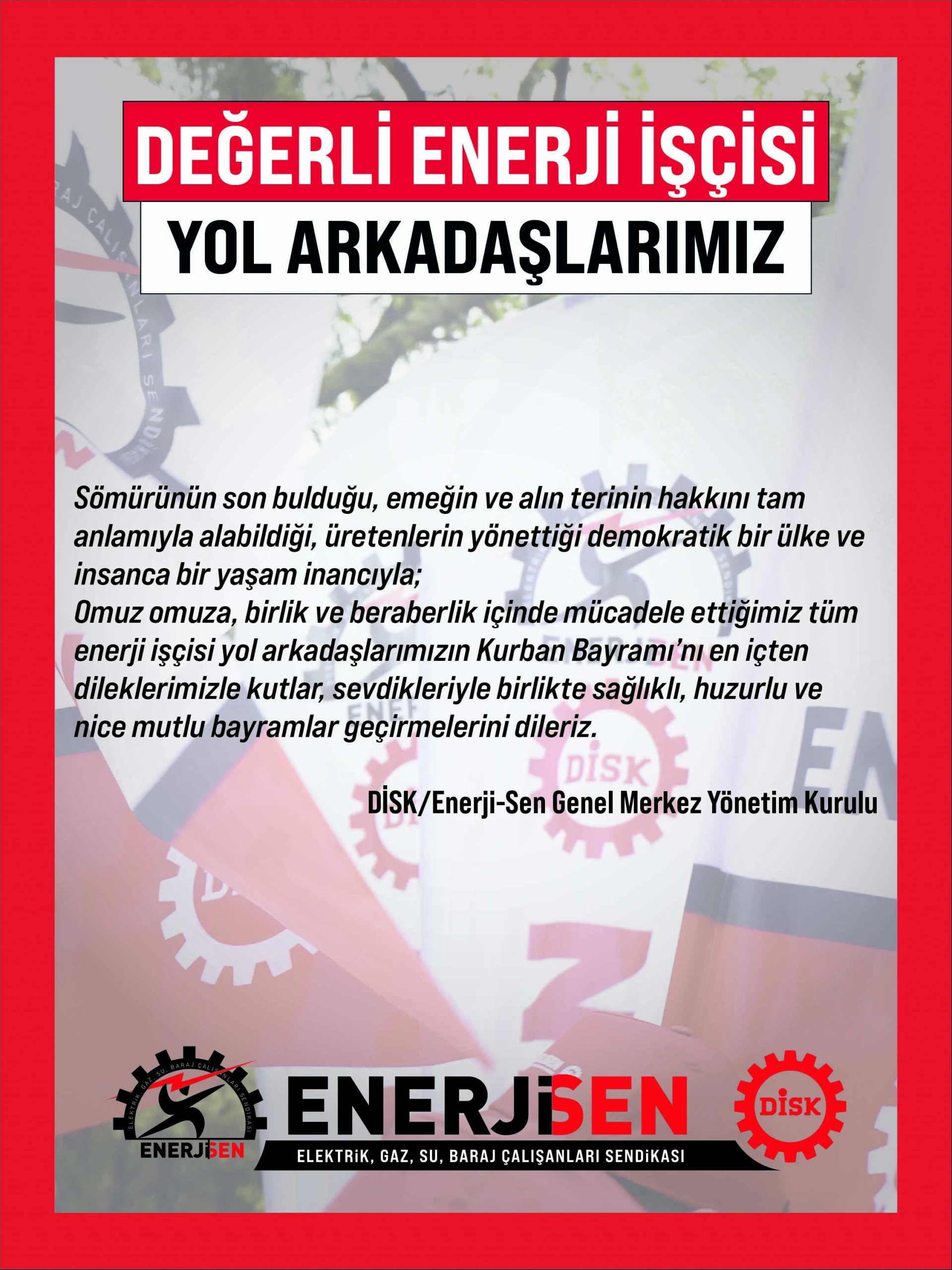 Kurban Bayramı Kutlu Olsun